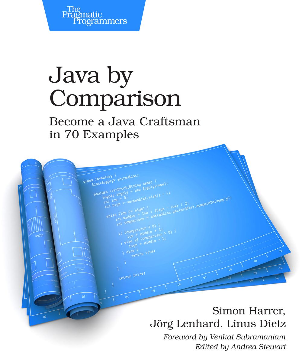 Revue du livre Java by Comparison chez The Pragmatic Programmers